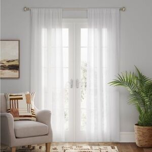 54"x95" Light Filtering Farrah Window
Curtain Panel White - Threshold™